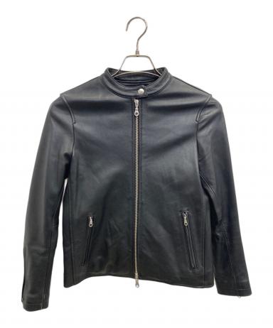 【美品】アーバンリサーチ　レザー　パーカー　フーディ　羊革　ラムレザー　黒 中古・古着通販】URBAN RESEARCH (アーバンリサーチ) ラムレザー