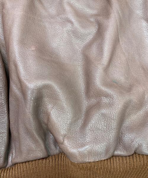 konely（コネリー）konely (コネリー) レザーフライトジャケット ブラウン サイズ:Mの古着・服飾アイテム