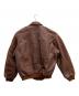 konely (コネリー) レザーフライトジャケット ブラウン サイズ:M：6000円