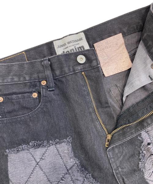 JUNYA WATANABE COMME des GARCONS（(ジュンヤワタナベ コムデギャルソン）JUNYA WATANABE COMME des GARCONS ((ジュンヤワタナベ コムデギャルソン) デニムパンツ ブラック サイズ:XSの古着・服飾アイテム