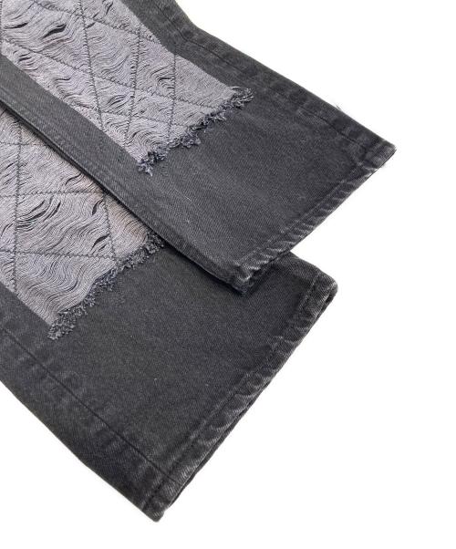 JUNYA WATANABE COMME des GARCONS（(ジュンヤワタナベ コムデギャルソン）JUNYA WATANABE COMME des GARCONS ((ジュンヤワタナベ コムデギャルソン) デニムパンツ ブラック サイズ:XSの古着・服飾アイテム