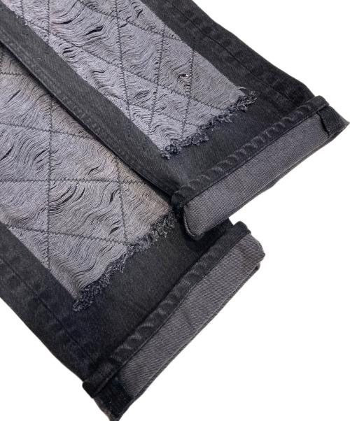 JUNYA WATANABE COMME des GARCONS（(ジュンヤワタナベ コムデギャルソン）JUNYA WATANABE COMME des GARCONS ((ジュンヤワタナベ コムデギャルソン) デニムパンツ ブラック サイズ:XSの古着・服飾アイテム