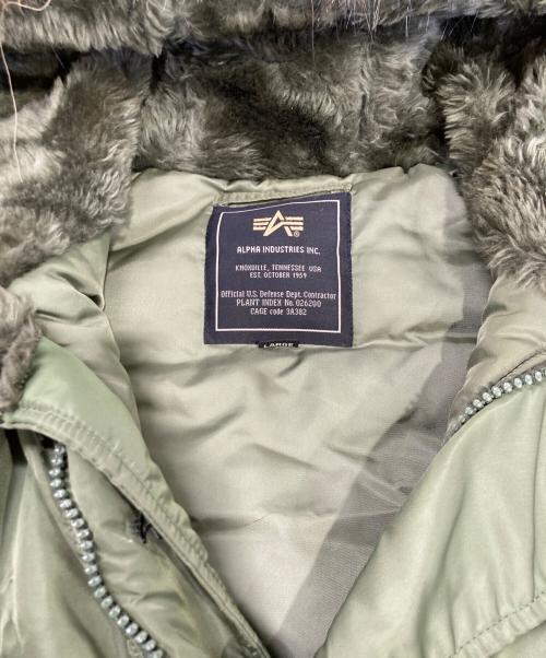 ALPHA（アルファ）ALPHA (アルファ) フライトジャケット カーキ サイズ:Lの古着・服飾アイテム