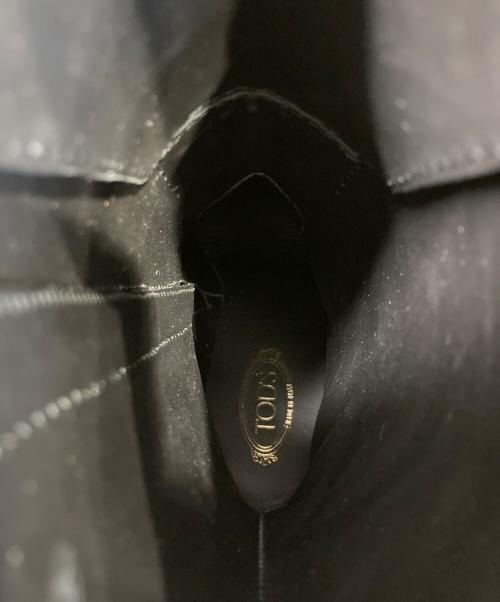 TOD'S（トッズ）TOD'S (トッズ) レースアップサイドジップロングブーツ ブラック サイズ:23㎝の古着・服飾アイテム