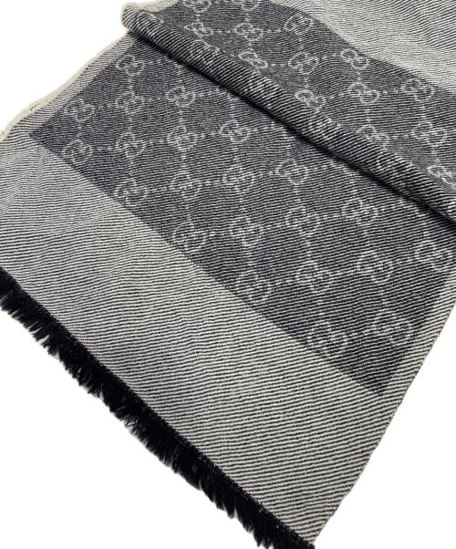 GUCCI（グッチ）GUCCI (グッチ) マフラー ブラックの古着・服飾アイテム