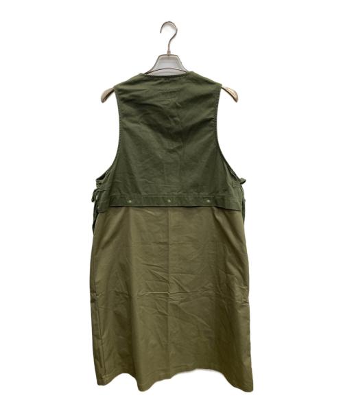 freada（フリーダ）freada (フリーダ) ノースリーブワンピース カーキ サイズ:1 未使用品の古着・服飾アイテム