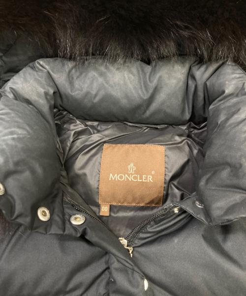 MONCLER（モンクレール）MONCLER (モンクレール) ダウンジャケット ブラック サイズ:00の古着・服飾アイテム