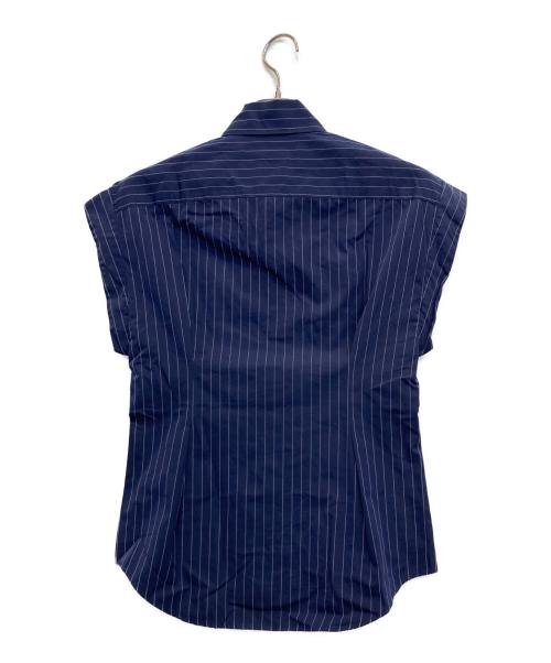 LOEFF（ロエフ）LOEFF (ロエフ) ノースリーブブラウス ネイビー サイズ:1の古着・服飾アイテム
