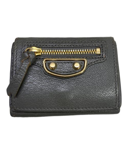 BALENCIAGA（バレンシアガ）BALENCIAGA (バレンシアガ) エッジシティミニウォレット グレーの古着・服飾アイテム