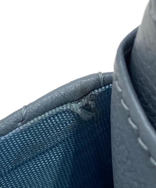 Christian Dior（クリスチャン ディオール）Christian Dior (クリスチャン ディオール) Dior Caro Freesia カードホルダー ブルーの古着・服飾アイテム