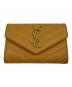 Saint Laurent Paris（サンローランパリ）の古着「カサンドラ スモール エンベロープウォレット」｜イエロー