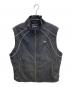 WIND AND SEA（ウィンダンシー）の古着「Reflective Piping Track Vest」｜ブラック