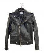 LHPエルエイチピー）の古着「ラムレザージャケット」｜ブラック