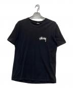stussyステューシー）の古着「プリントTシャツ」｜ブラック
