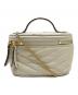 TORY BURCH (トリーバーチ) Kira Chevron Mini Vanity Case ベージュ：9000円