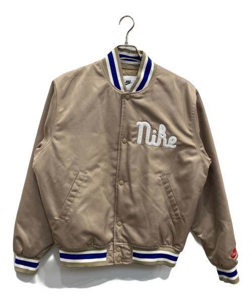 NIKE（ナイキ）NIKE (ナイキ) Dugout Satin Jacket ベージュ サイズ:Mの古着・服飾アイテム