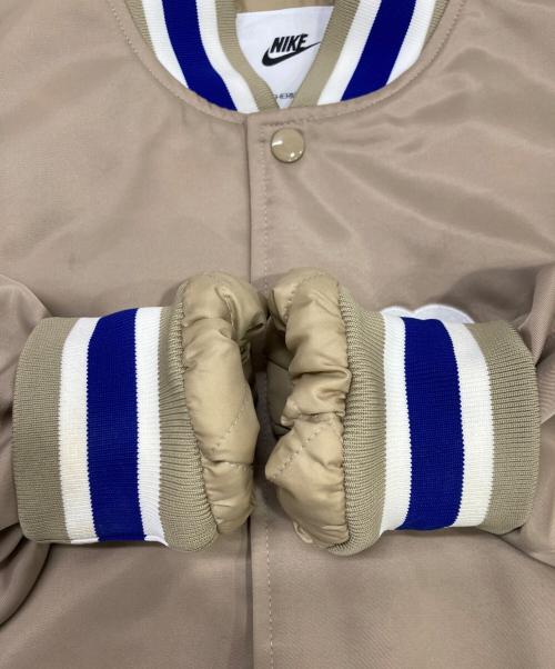 NIKE（ナイキ）NIKE (ナイキ) Dugout Satin Jacket ベージュ サイズ:Mの古着・服飾アイテム