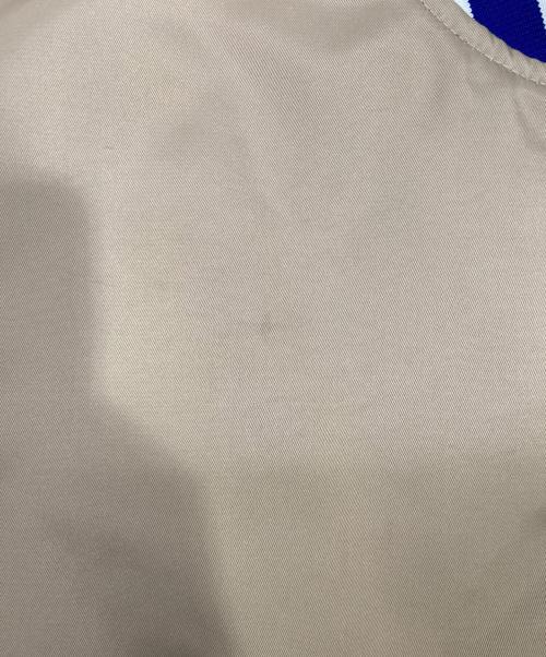 NIKE（ナイキ）NIKE (ナイキ) Dugout Satin Jacket ベージュ サイズ:Mの古着・服飾アイテム