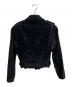 noir kei ninomiya (ノワール ケイ ニノミヤ) パイル地ライダースジャケット ブラック サイズ:S：25000円