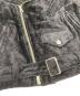 中古・古着 noir kei ninomiya (ノワール ケイ ニノミヤ) パイル地ライダースジャケット ブラック サイズ:S：25000円