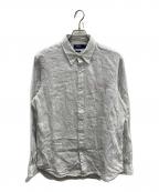 POLO RALPH LAURENポロ・ラルフローレン）の古着「リネンシャツ」｜グレー