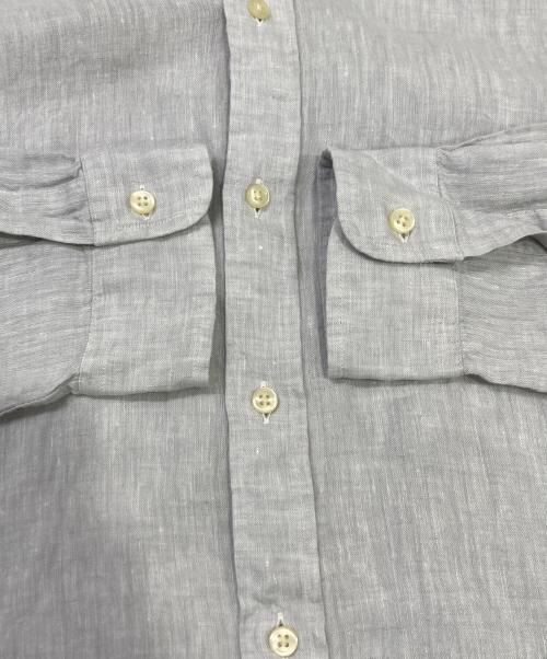 POLO RALPH LAUREN（ポロ・ラルフローレン）POLO RALPH LAUREN (ポロ・ラルフローレン) リネンシャツ グレー サイズ:Lの古着・服飾アイテム