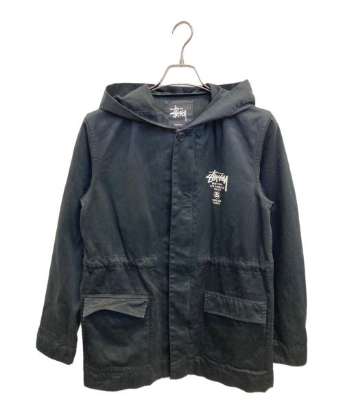 stussy（ステューシー）stussy (ステューシー) フーデッドジャケット ブラック サイズ:Sの古着・服飾アイテム