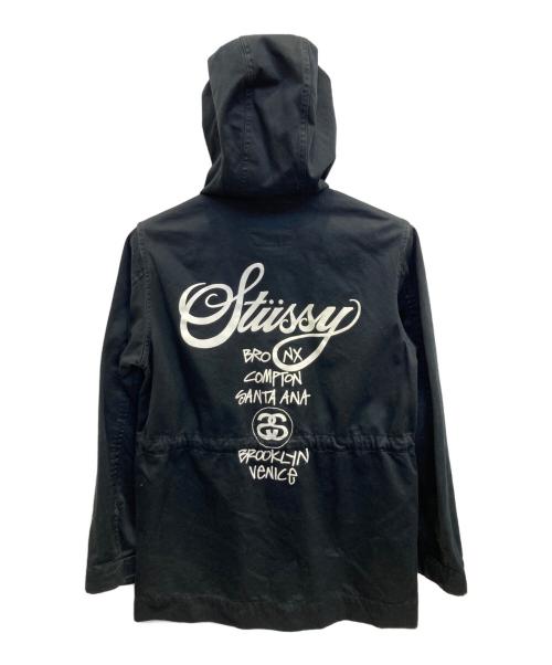 stussy（ステューシー）stussy (ステューシー) フーデッドジャケット ブラック サイズ:Sの古着・服飾アイテム