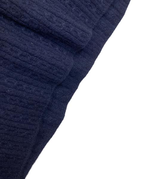 BROOKS BROTHERS（ブルックスブラザーズ）BROOKS BROTHERS (ブルックスブラザーズ) カシミヤケーブルニットワンピース ネイビー サイズ:XSの古着・服飾アイテム