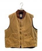 CarHarttカーハート）の古着「DUCK VEST」｜ベージュ