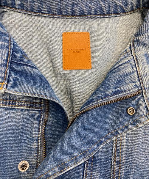 Adam et Rope（アダム エ ロペ）Adam et Rope (アダム エ ロペ) ブリーチデニム ボマージャケット ブルー サイズ:Mの古着・服飾アイテム
