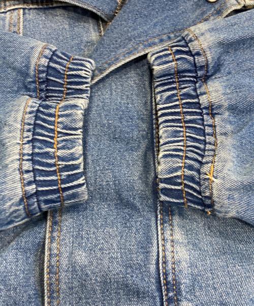 Adam et Rope（アダム エ ロペ）Adam et Rope (アダム エ ロペ) ブリーチデニム ボマージャケット ブルー サイズ:Mの古着・服飾アイテム