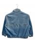 Adam et Rope (アダム エ ロペ) ブリーチデニム ボマージャケット ブルー サイズ:M：10000円