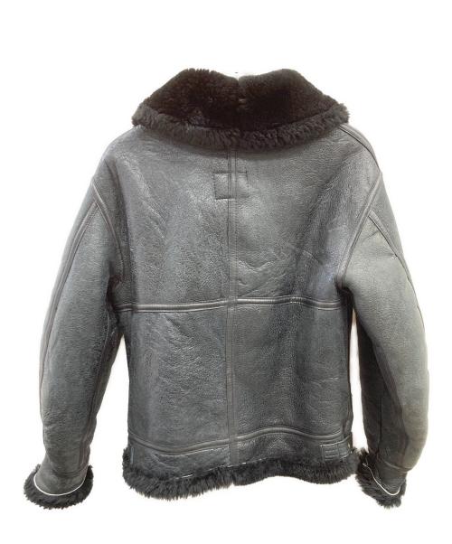 AVIREX（アヴィレックス）AVIREX (アヴィレックス) TYPE B-3ムートンフライトジャケット ブラック サイズ:36の古着・服飾アイテム