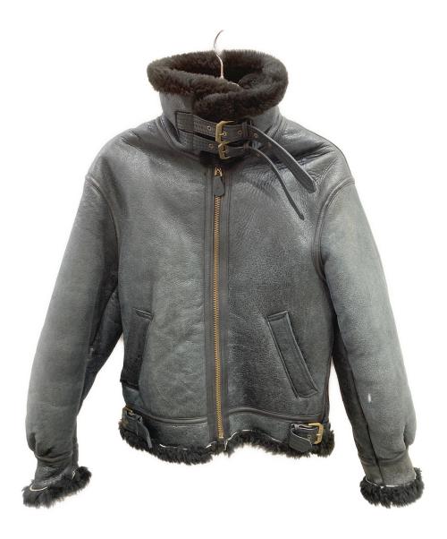 AVIREX（アヴィレックス）AVIREX (アヴィレックス) TYPE B-3ムートンフライトジャケット ブラック サイズ:36の古着・服飾アイテム