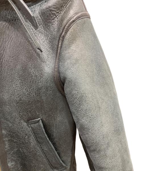 AVIREX（アヴィレックス）AVIREX (アヴィレックス) TYPE B-3ムートンフライトジャケット ブラック サイズ:36の古着・服飾アイテム