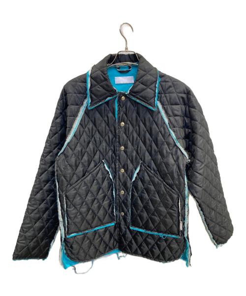 NEON SIGN（ネオンサイン）NEON SIGN (ネオンサイン) Inside Out Quilting Jacket ブラック サイズ:Lの古着・服飾アイテム