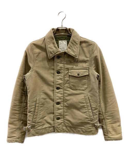 WACKO MARIA（ワコマリア）WACKO MARIA (ワコマリア) A-2 デッキジャケット ベージュ サイズ:Sの古着・服飾アイテム