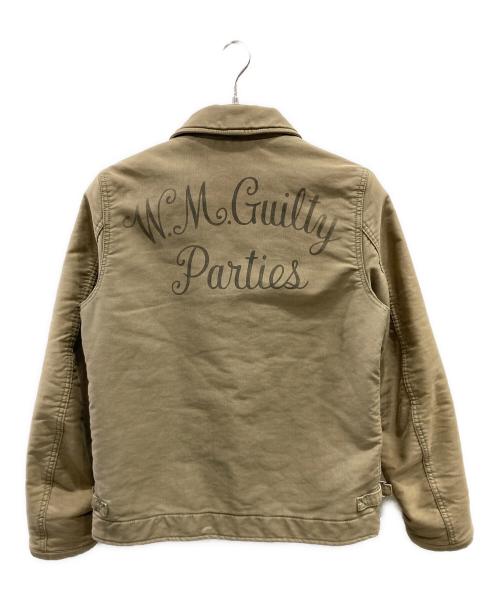 WACKO MARIA（ワコマリア）WACKO MARIA (ワコマリア) A-2 デッキジャケット ベージュ サイズ:Sの古着・服飾アイテム