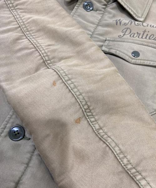 WACKO MARIA（ワコマリア）WACKO MARIA (ワコマリア) A-2 デッキジャケット ベージュ サイズ:Sの古着・服飾アイテム