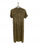 CLANEクラネ）の古着「GOBELIN CHINA ONE PIECE」｜カーキ