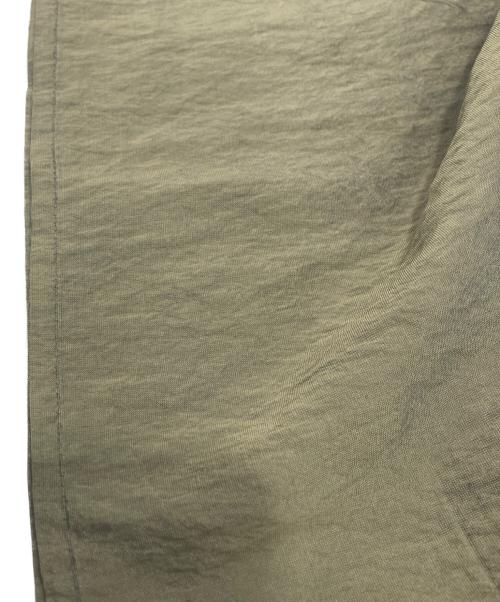 Little suzie（リトルスージー）little Suzie (リトルスージー) Chambray Organdie Pleated Blous カーキ サイズ:FREEの古着・服飾アイテム