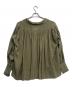 little Suzie (リトルスージー) Chambray Organdie Pleated Blous カーキ サイズ:FREE：6000円