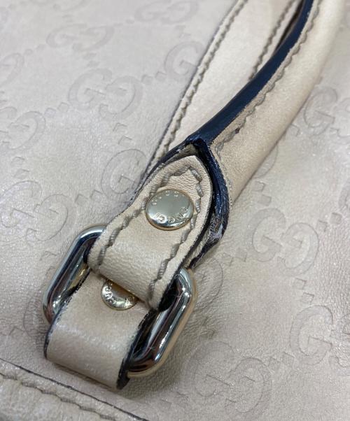 GUCCI（グッチ）GUCCI (グッチ) ハンドバッグ ベージュの古着・服飾アイテム