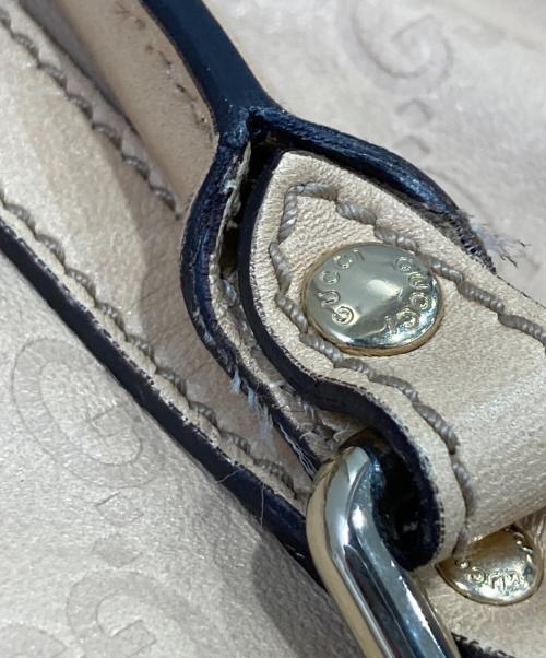 GUCCI（グッチ）GUCCI (グッチ) ハンドバッグ ベージュの古着・服飾アイテム