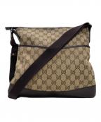 GUCCIグッチ）の古着「ショルダーバッグ」｜ベージュ