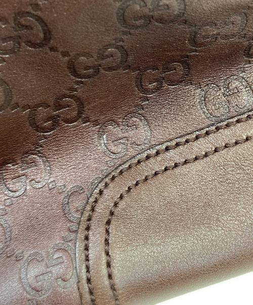GUCCI（グッチ）GUCCI (グッチ) ハンドバッグ ブラウンの古着・服飾アイテム