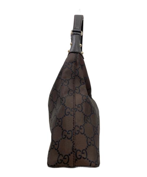 GUCCI（グッチ）GUCCI (グッチ) ハンドバッグ ブラウンの古着・服飾アイテム