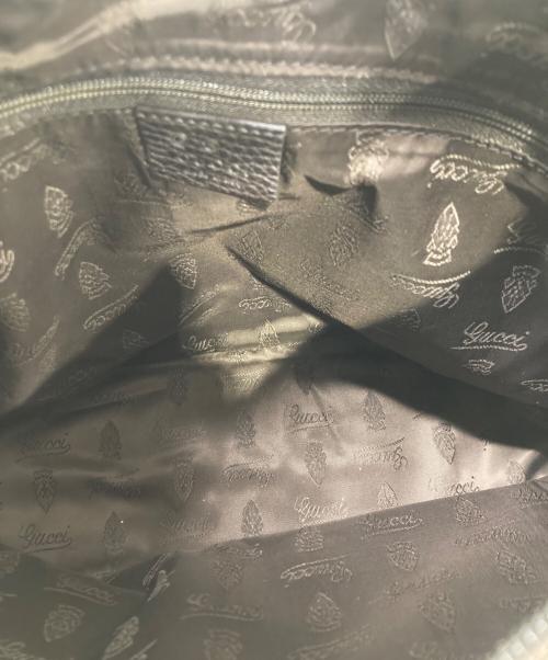 GUCCI（グッチ）GUCCI (グッチ) ハンドバッグ ブラウンの古着・服飾アイテム
