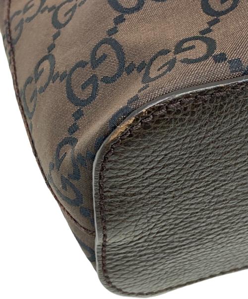 GUCCI（グッチ）GUCCI (グッチ) ハンドバッグ ブラウンの古着・服飾アイテム